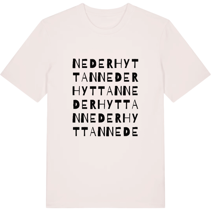 Nederhyttan ordlek t-shirt – t-shirt från PinShirt