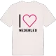 Jag älskar Nederled t-shirt stort tryck