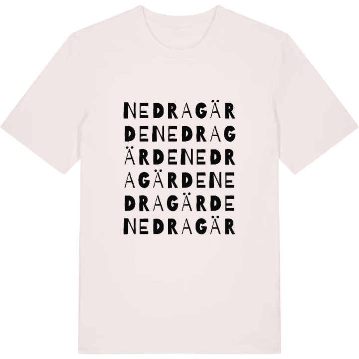 Nedragärde ordlek t-shirt – t-shirt från PinShirt