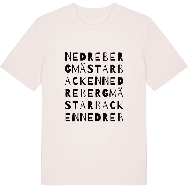 Nedre Bergmästarbacken ordlek t-shirt – t-shirt från PinShirt