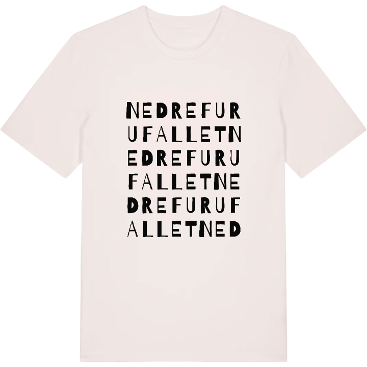 Nedre Furufallet ordlek t-shirt – t-shirt från PinShirt