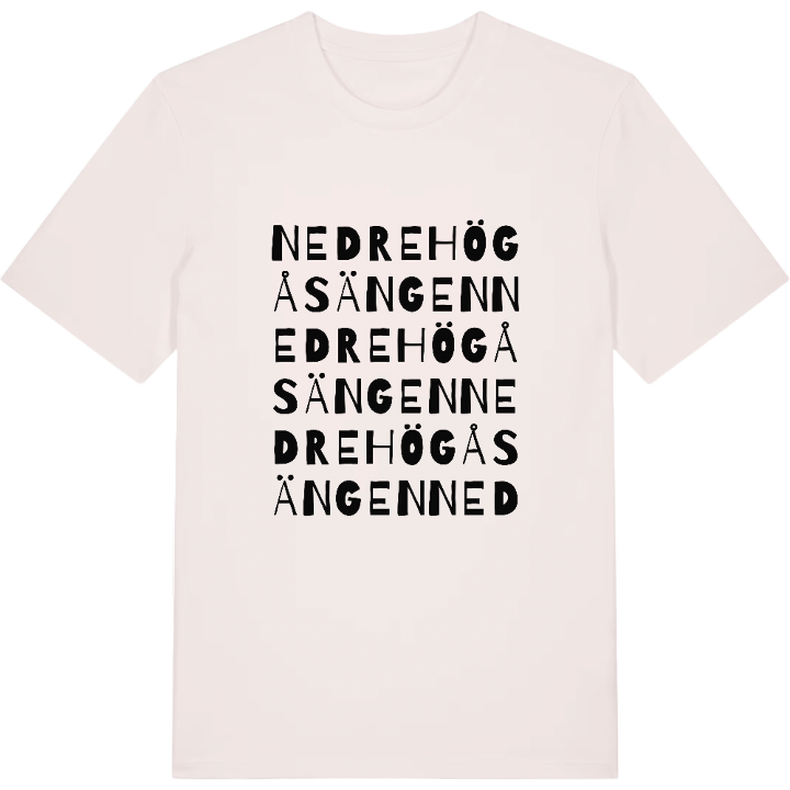 Nedre Högåsängen ordlek t-shirt – t-shirt från PinShirt