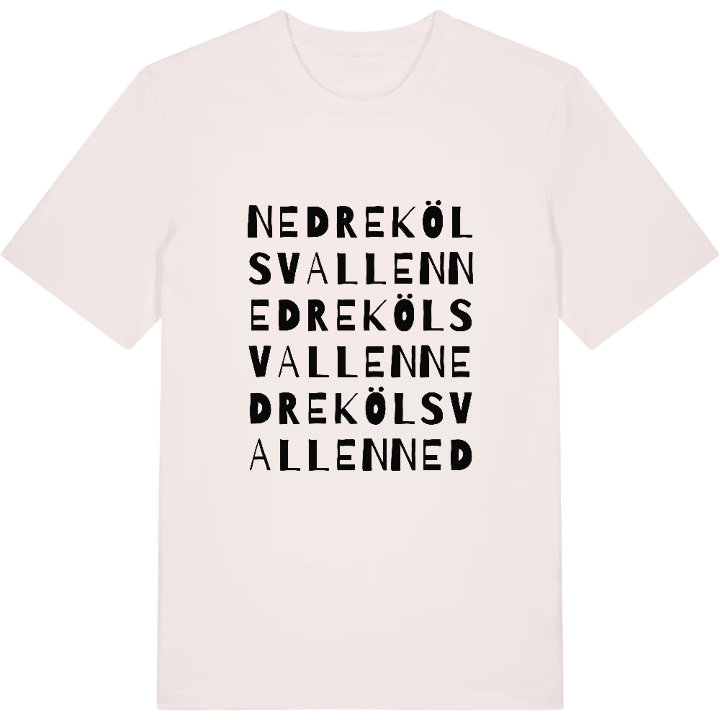 Nedre Kölsvallen ordlek t-shirt – t-shirt från PinShirt