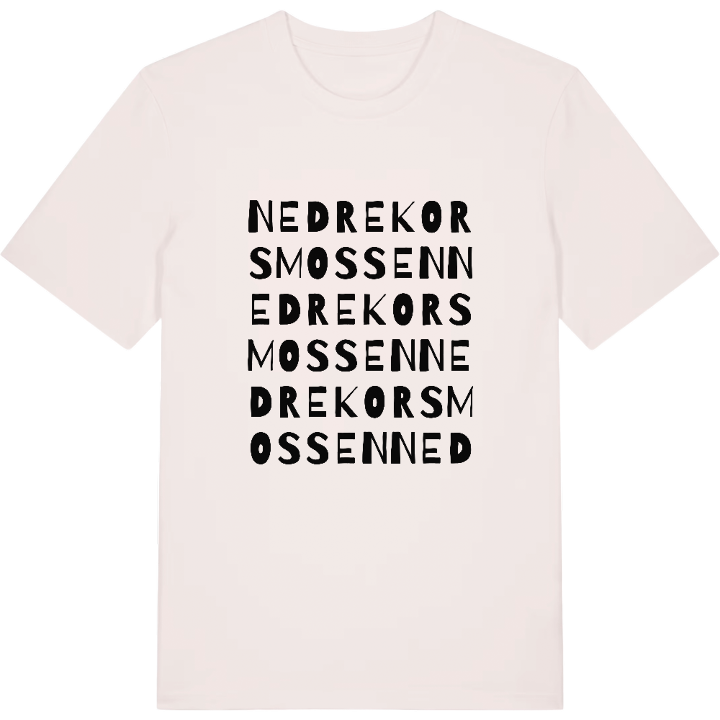 Nedre Korsmossen ordlek t-shirt – t-shirt från PinShirt