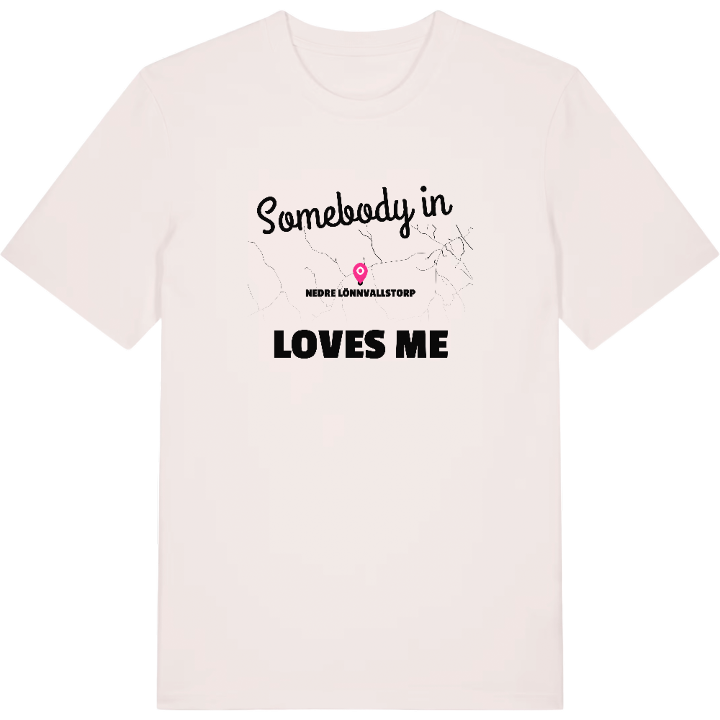 Någon i Nedre Lönnvallstorp älskar mig t-shirt – t-shirt från PinShirt