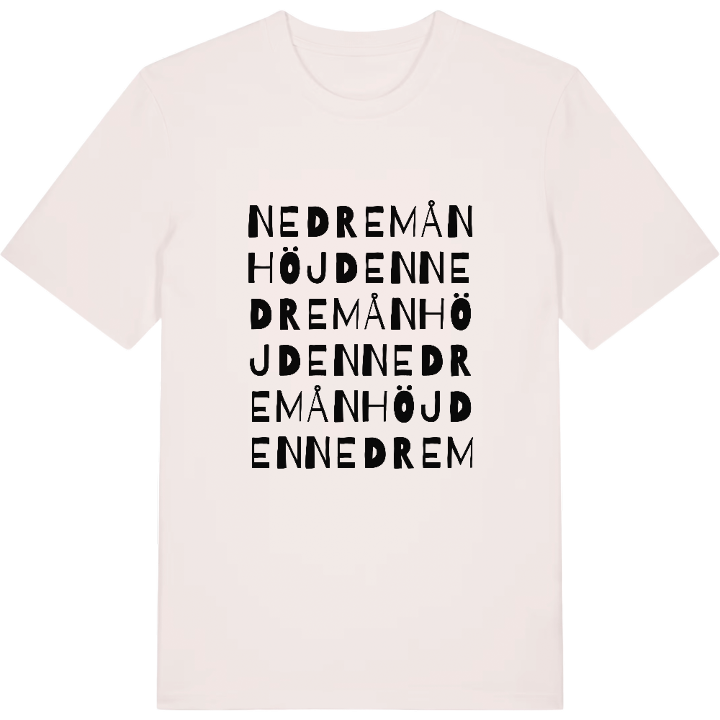 Nedre Månhöjden ordlek t-shirt – t-shirt från PinShirt