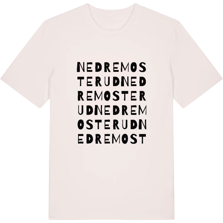 Nedre Mosterud ordlek t-shirt – t-shirt från PinShirt