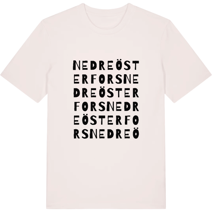 Nedre Österfors ordlek t-shirt – t-shirt från PinShirt