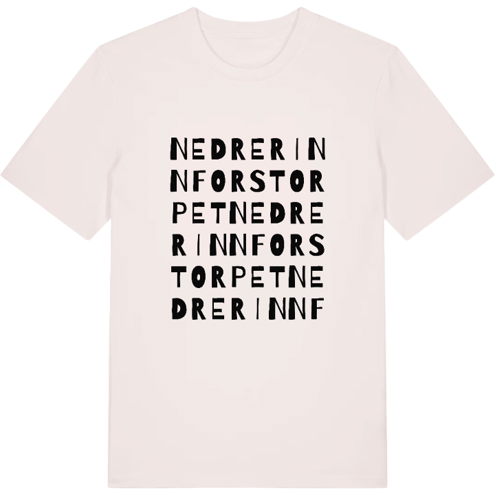 Nedre Rinnforstorpet ordlek t-shirt – t-shirt från PinShirt
