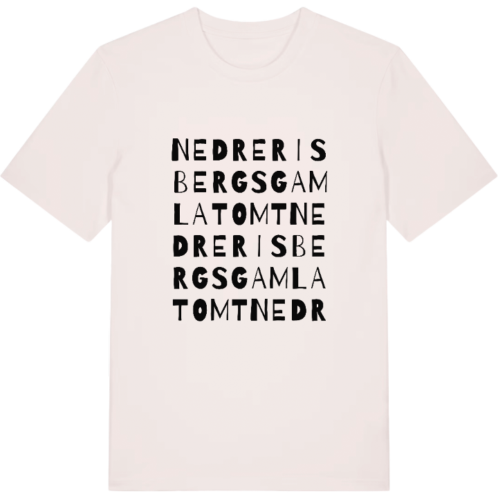 Nedre Risbergs gamla tomt ordlek t-shirt – t-shirt från PinShirt