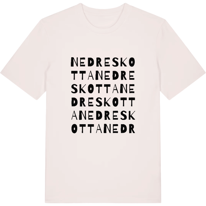 Nedre Skotta ordlek t-shirt – t-shirt från PinShirt