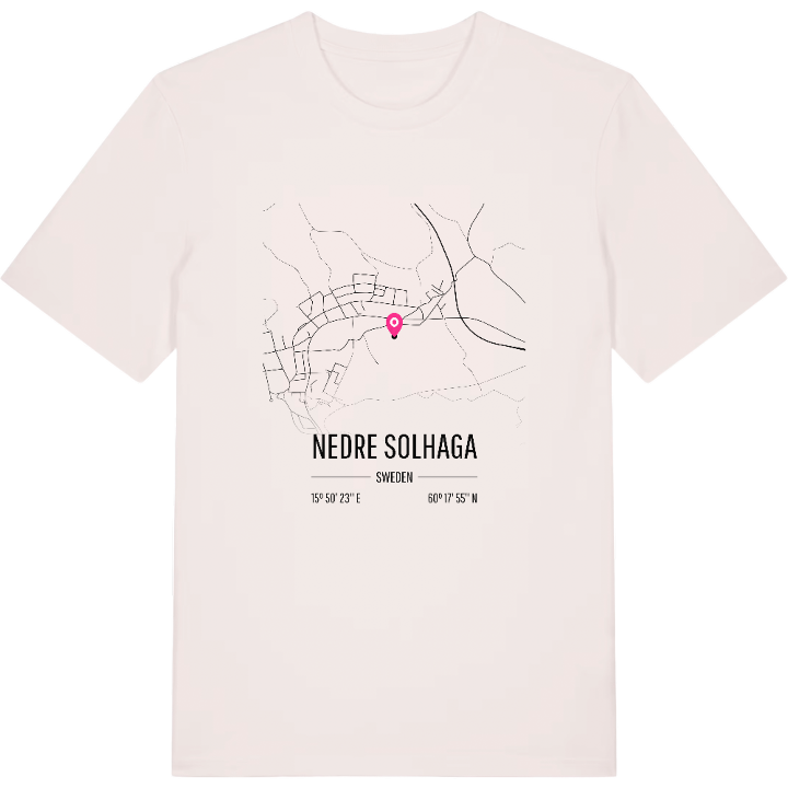 Nedre Solhaga karta t-shirt – t-shirt från PinShirt