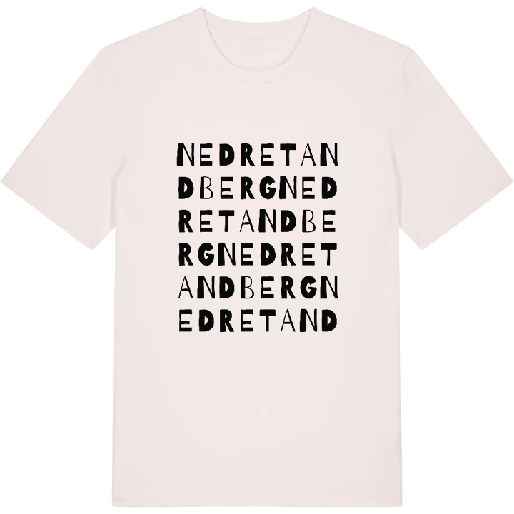 Nedre Tandberg ordlek t-shirt – t-shirt från PinShirt