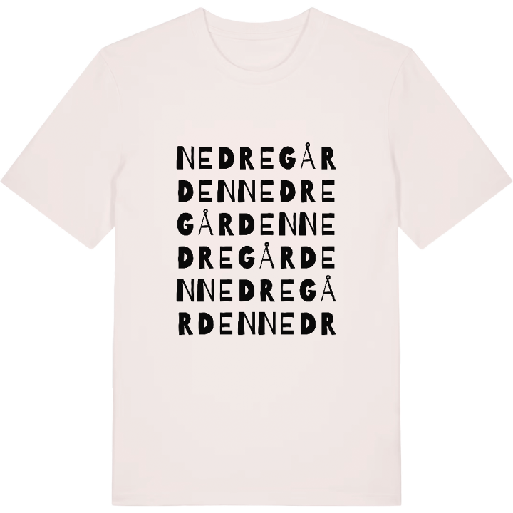 Nedregården ordlek t-shirt – t-shirt från PinShirt