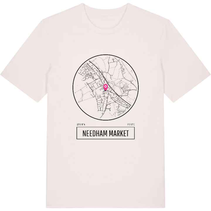 Needham Market t-shirt – t-shirt från PinShirt