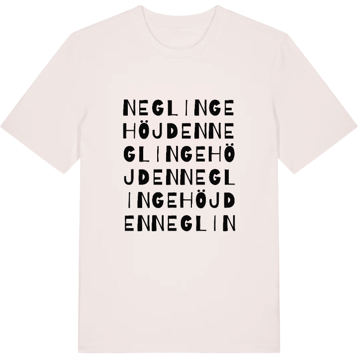 Neglingehöjden ordlek t-shirt – t-shirt från PinShirt