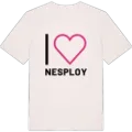 Jag älskar Nesploy t-shirt stort tryck