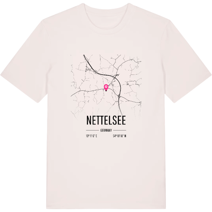 Nettelsee karta t-shirt – t-shirt från PinShirt