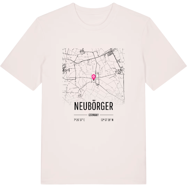Neubörger karta t-shirt – t-shirt från PinShirt