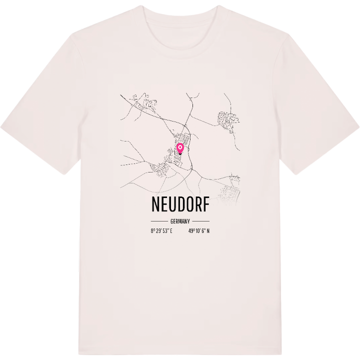 Neudorf karta t-shirt – t-shirt från PinShirt