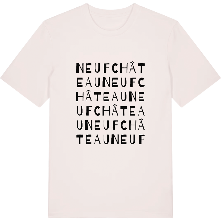 Neufchâteau ordlek t-shirt – t-shirt från PinShirt