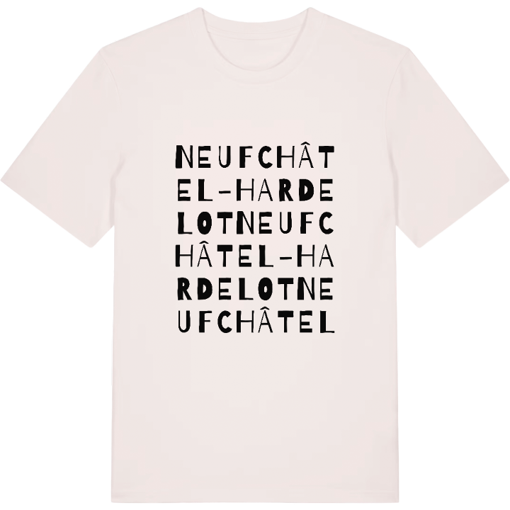 Neufchâtel-Hardelot ordlek t-shirt – t-shirt från PinShirt
