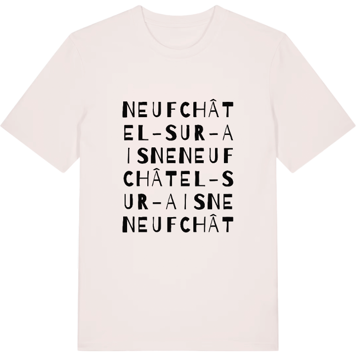 Neufchâtel-sur-Aisne ordlek t-shirt – t-shirt från PinShirt