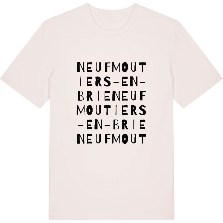 Neufmoutiers-en-Brie ordlek t-shirt – t-shirt från PinShirt