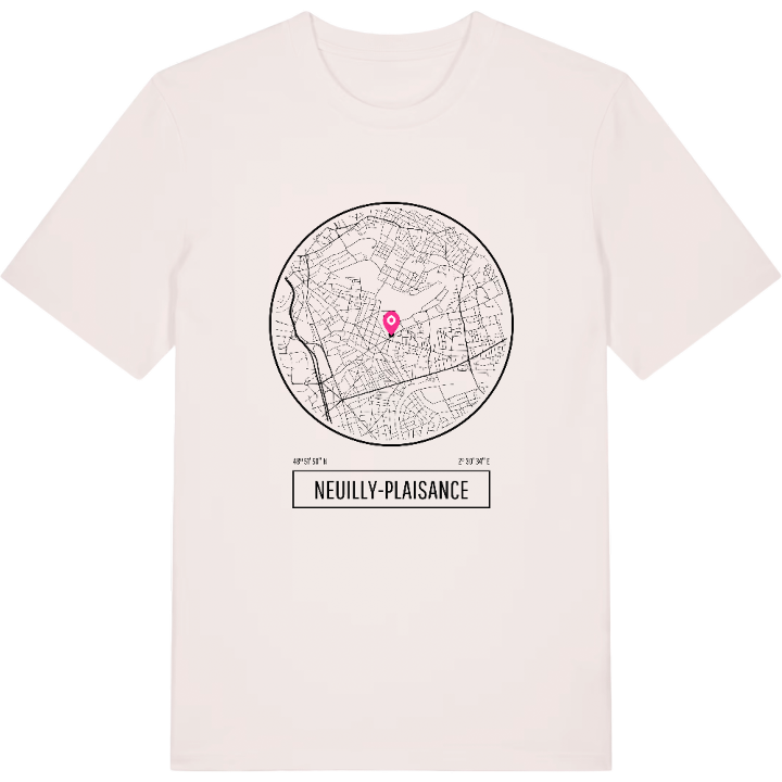 Neuilly-Plaisance t-shirt – t-shirt från PinShirt