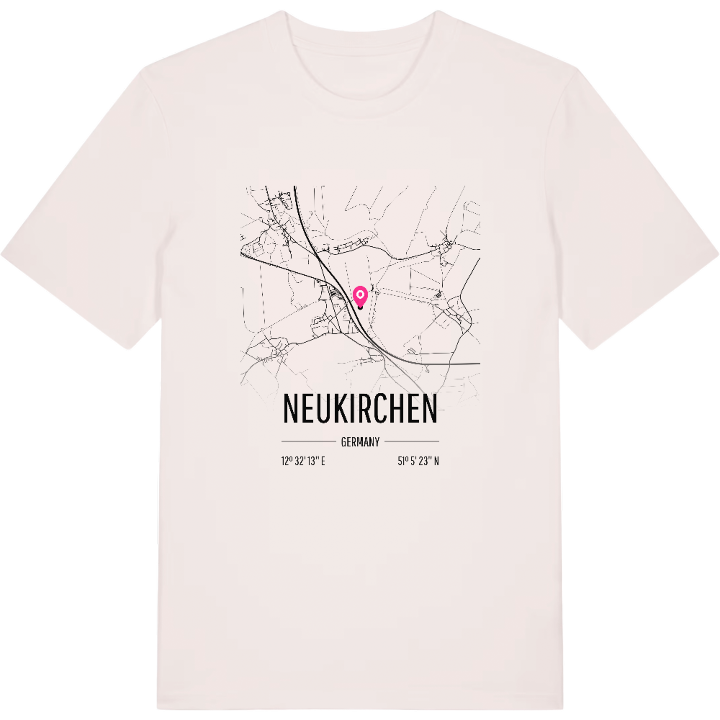 Neukirchen karta t-shirt – t-shirt från PinShirt