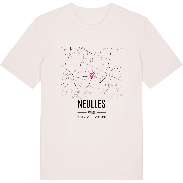 Neulles karta t-shirt – t-shirt från PinShirt