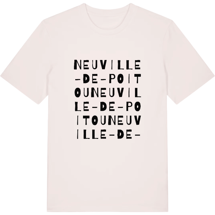Neuville-de-Poitou ordlek t-shirt – t-shirt från PinShirt