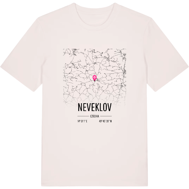 Neveklov karta t-shirt – t-shirt från PinShirt