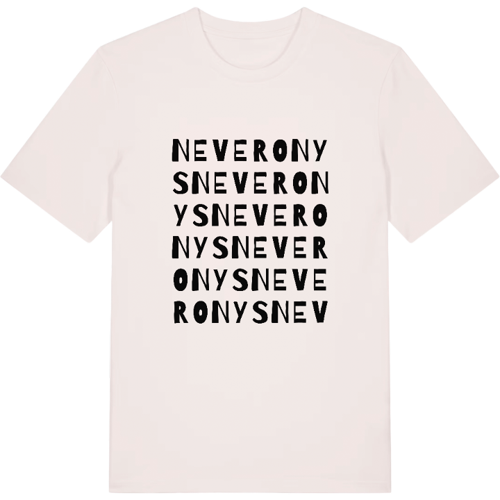 Neveronys ordlek t-shirt – t-shirt från PinShirt