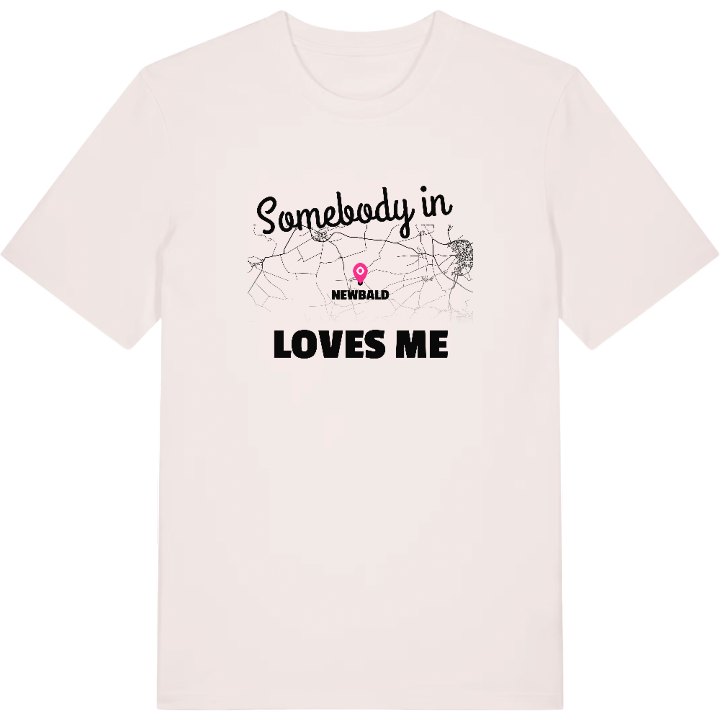 Någon i Newbald älskar mig t-shirt – t-shirt från PinShirt