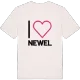 Jag älskar Newel t-shirt stort tryck
