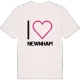 Jag älskar Newnham t-shirt stort tryck