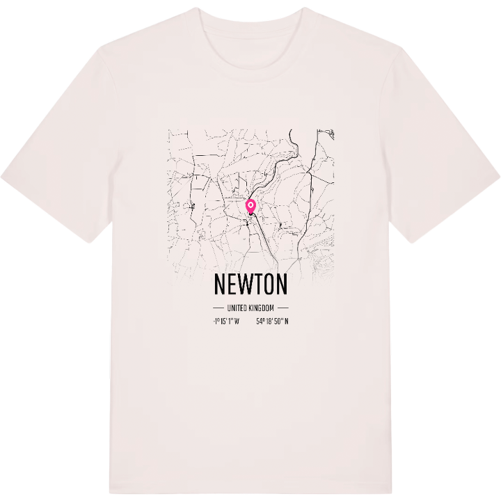 Newton karta t-shirt – t-shirt från PinShirt