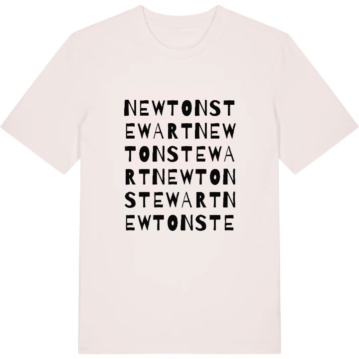 Newton Stewart ordlek t-shirt – t-shirt från PinShirt