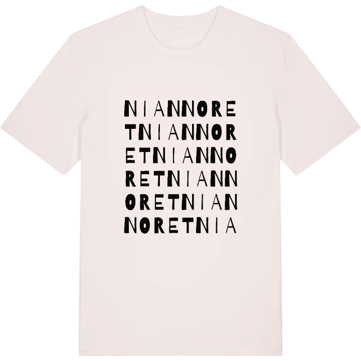 Niannoret ordlek t-shirt – t-shirt från PinShirt