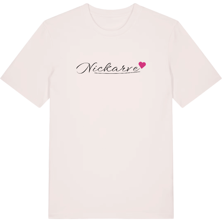 Nickarve hjärta t-shirt – t-shirt från PinShirt