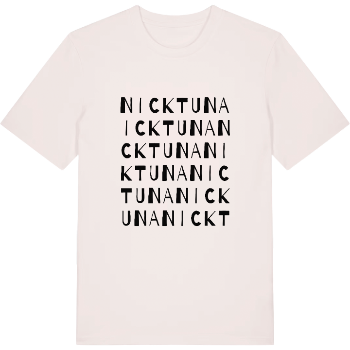 Nicktuna ordlek t-shirt – t-shirt från PinShirt