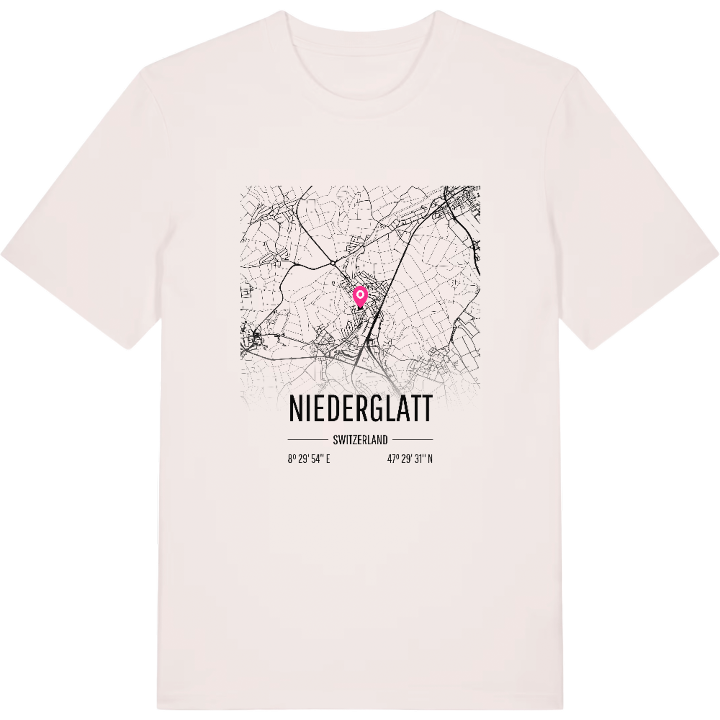 Niederglatt karta t-shirt – t-shirt från PinShirt