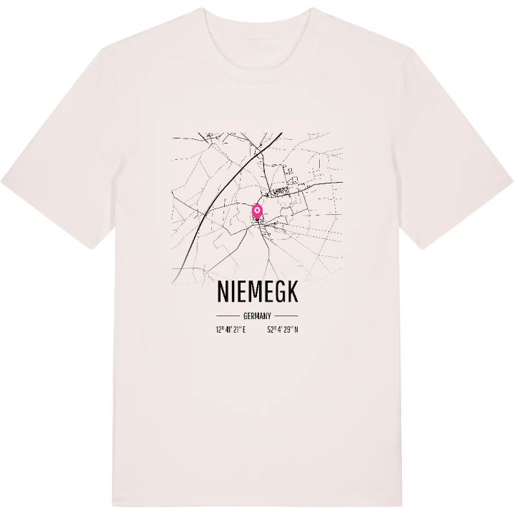 Niemegk karta t-shirt – t-shirt från PinShirt