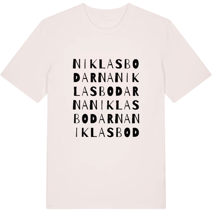 Niklasbodarna ordlek t-shirt – t-shirt från PinShirt