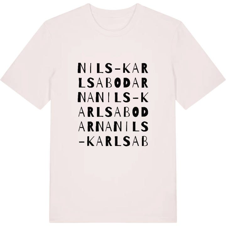 Nils-Karlsabodarna ordlek t-shirt – t-shirt från PinShirt