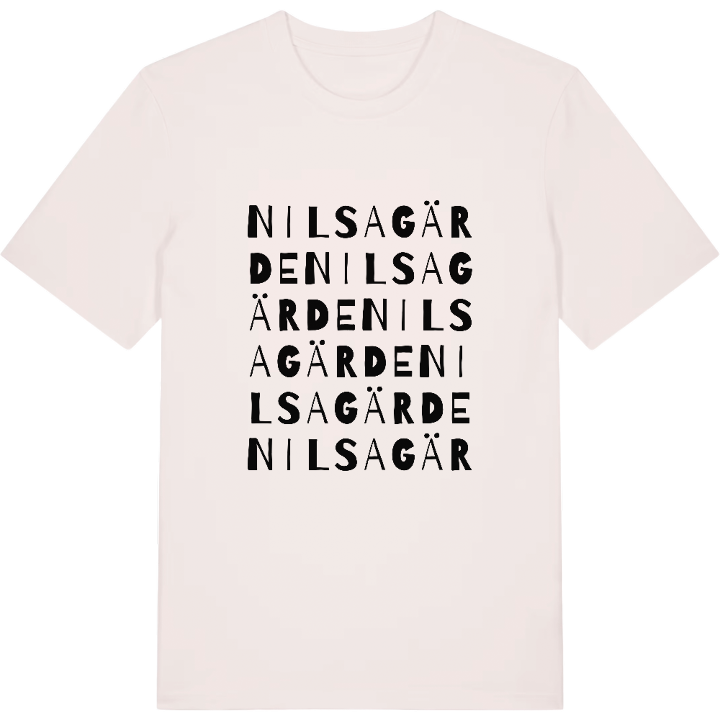 Nilsagärde ordlek t-shirt – t-shirt från PinShirt