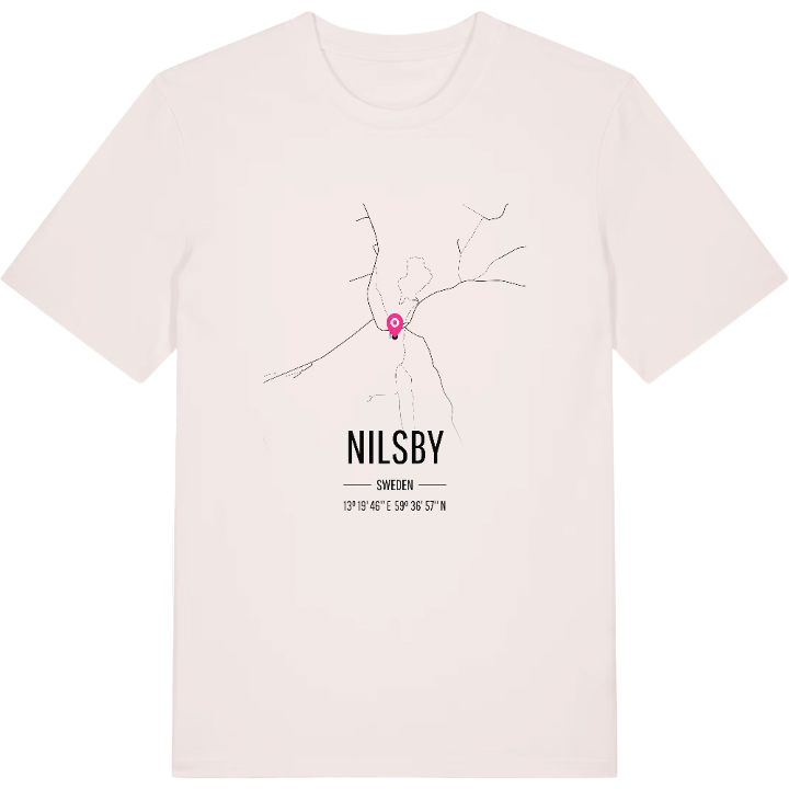 Nilsby karta t-shirt – t-shirt från PinShirt