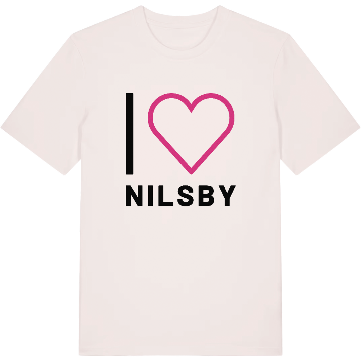 Jag älskar Nilsby t-shirt stort tryck – t-shirt från PinShirt