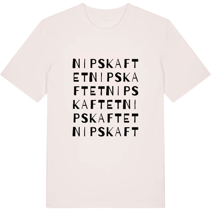 Nipskaftet ordlek t-shirt – t-shirt från PinShirt